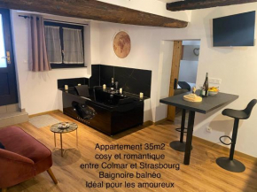 Au Refuge des amoureux avec baignoire Balnéo 2 personnes